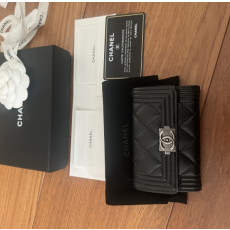 샤넬 보이지갑 은장