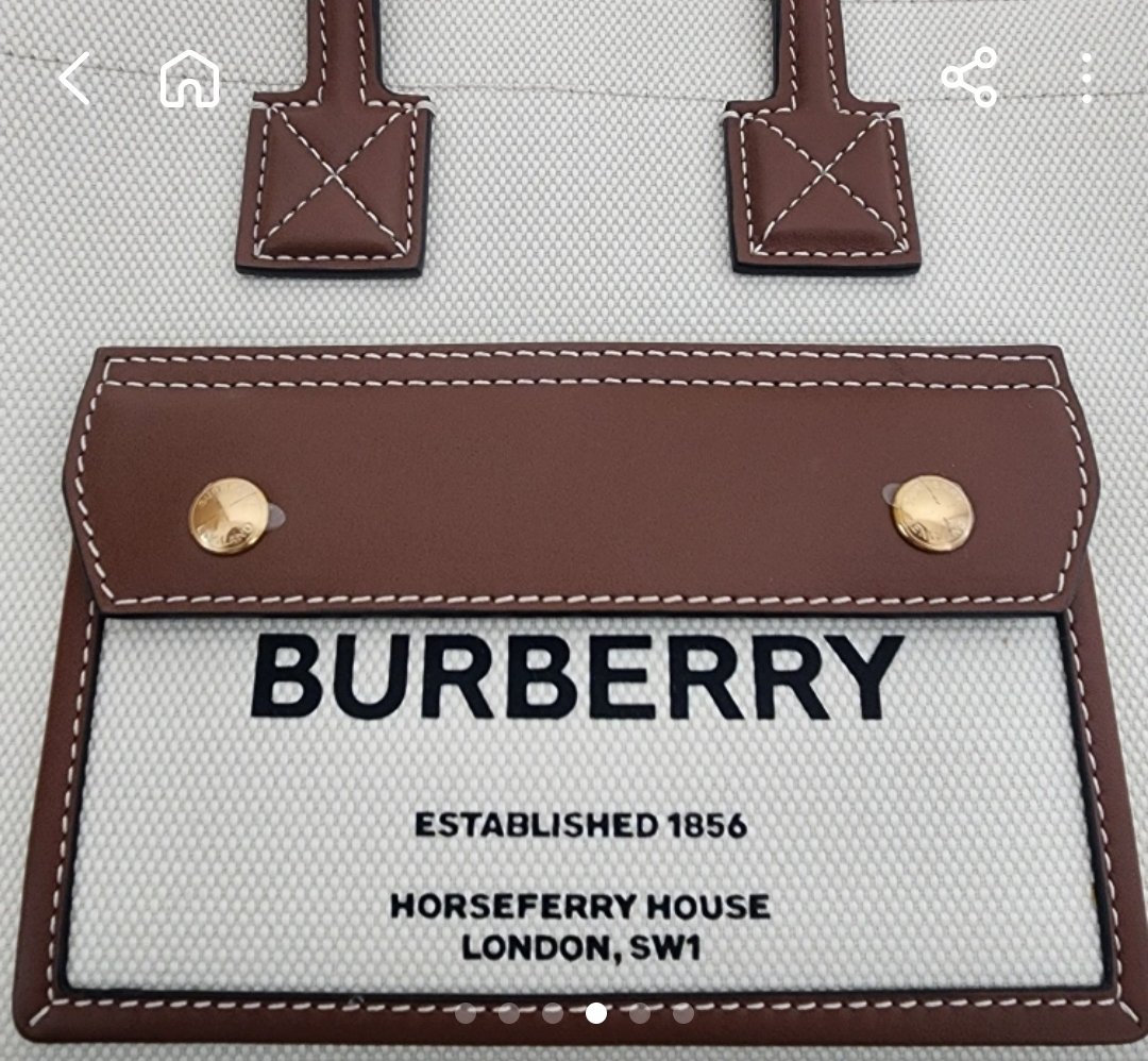 버버리 미니 프레야 토트