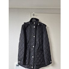 버버리하이넥퀼팅후드코트