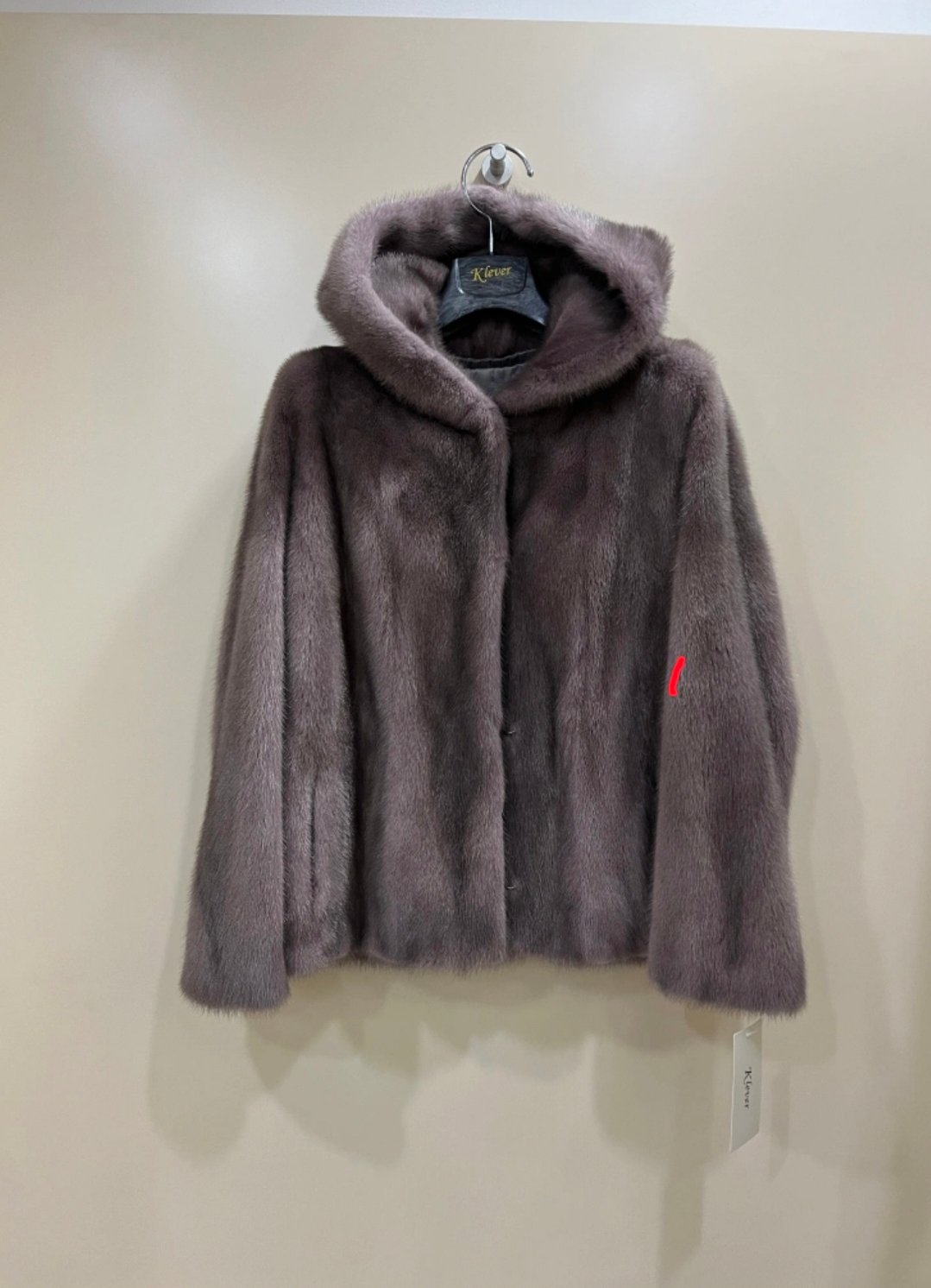 진도 휘메일 풀스킨 후드 밍크