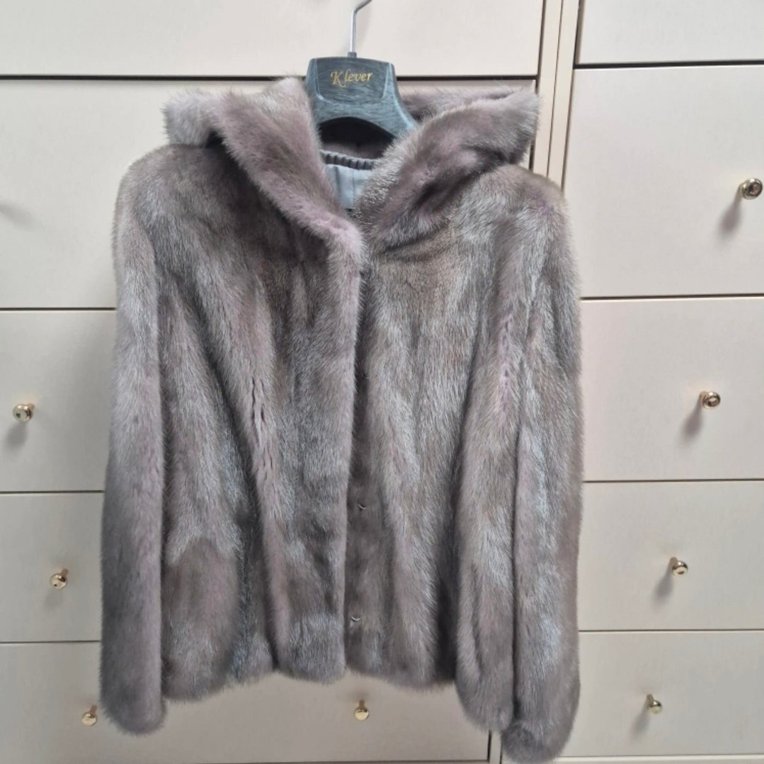 진도 휘메일 풀스킨 후드 밍크