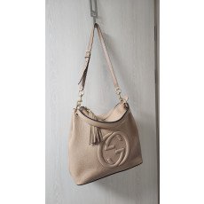 구찌 가방 소호 테슬 호보백 베이지 숄더백 토트백