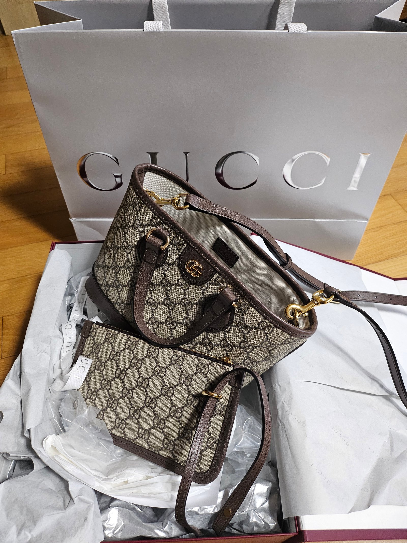 구찌오디피아미니토드백