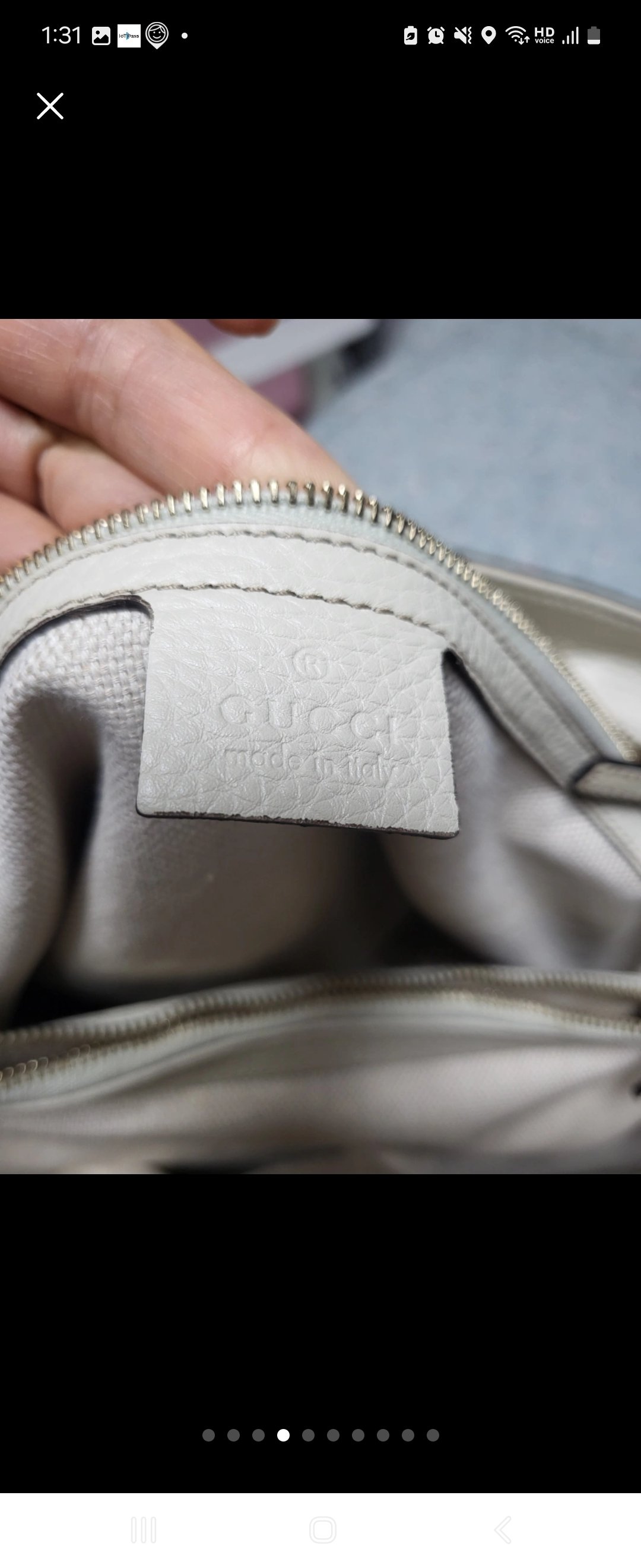 구찌뱀부 토트백