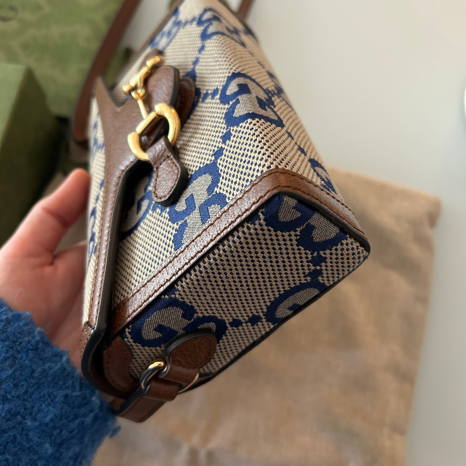 구찌 홀스빗 1955 미니백 코리아익스클루시브