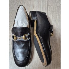 구찌 블랙 가죽 로퍼