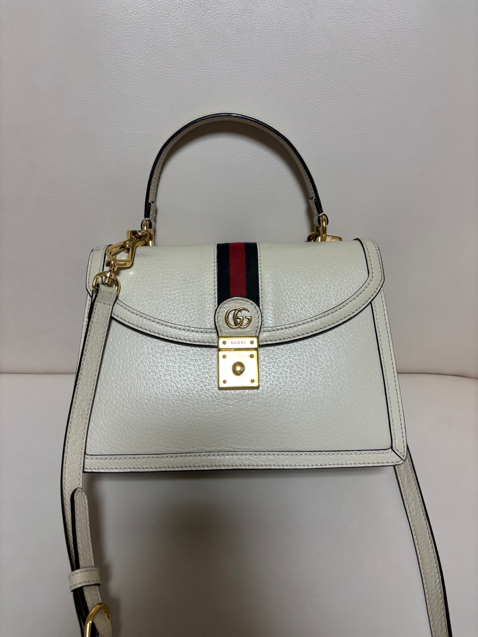 구찌 오피디아 탑 핸들백