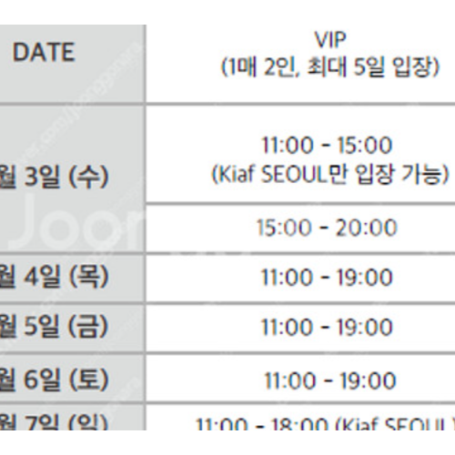 KIAF SEOUL VIP / 키아프 서울 VIP