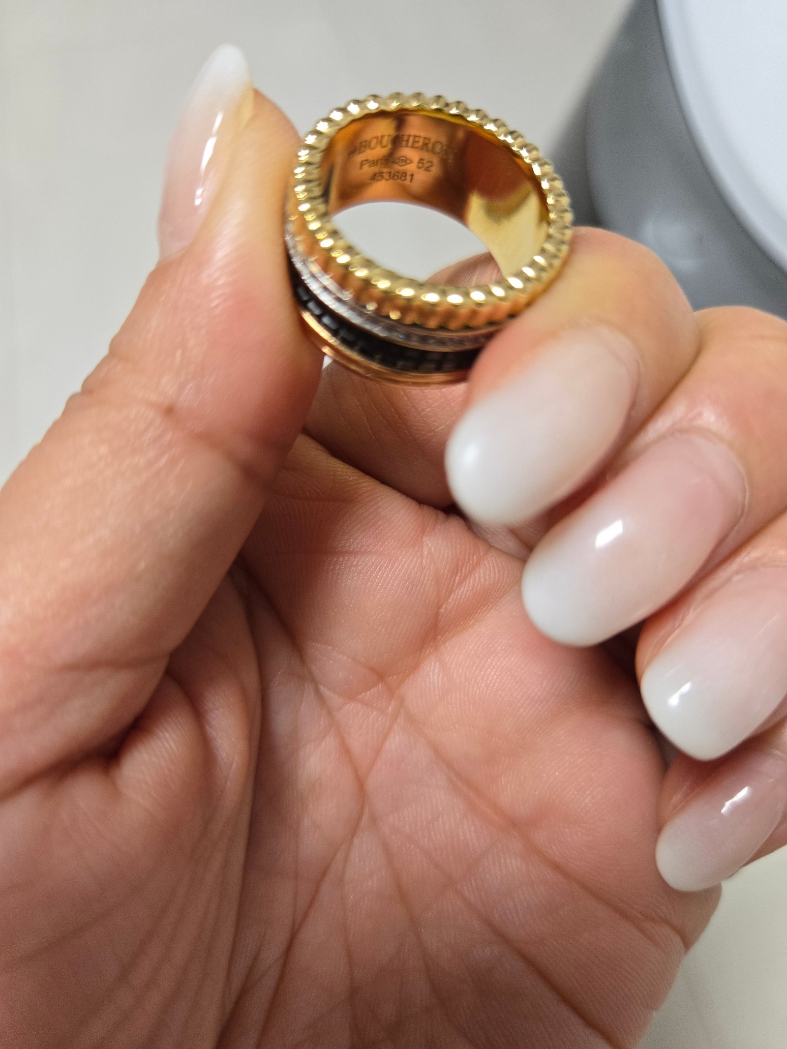 박미영님 18k부쉐론 맞춤반지