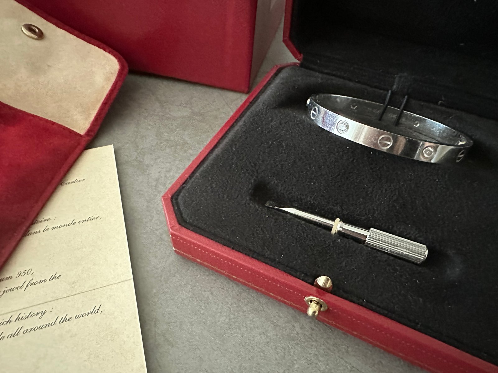 까르띠에 러브 4P 브레이슬릿 16호